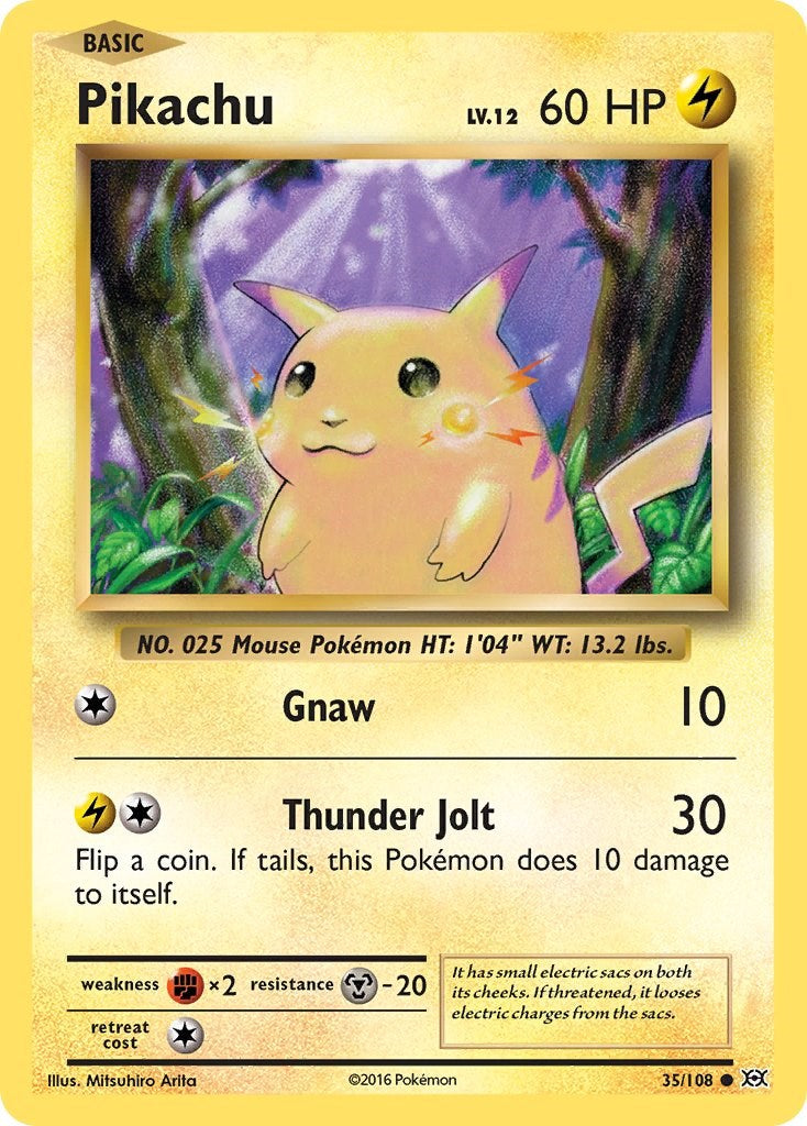Pikachu 35/108 — Xy Evolutions — Common