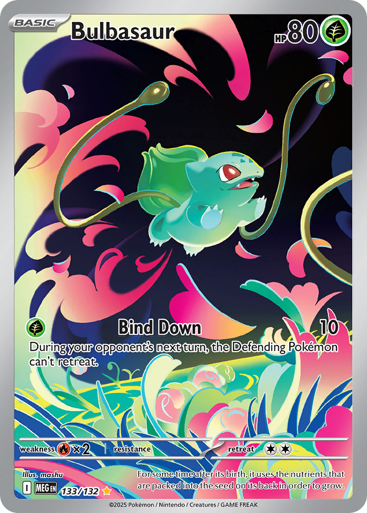 Bulbasaur 133/132 — Mega Evolution — Illustration Rare