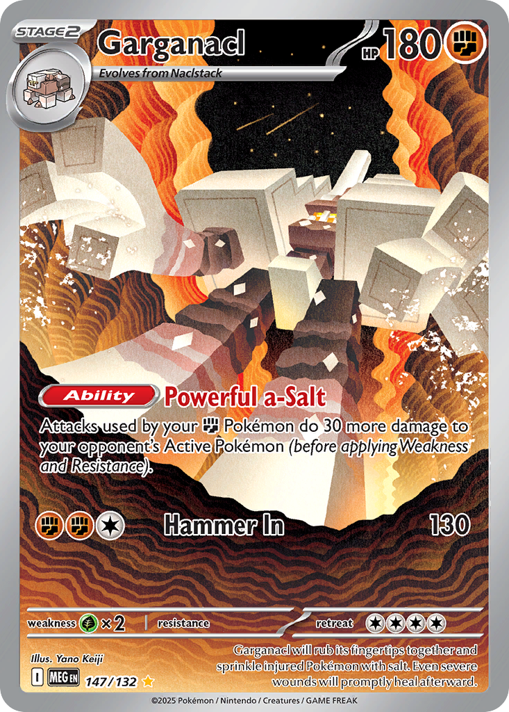 Garganacl 147/132 — Mega Evolution — Illustration Rare