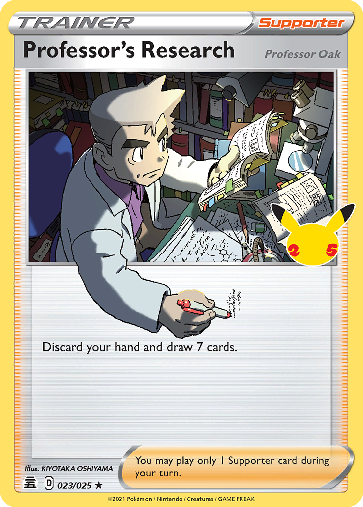 Professor's Research 23 — Celebrations — Trainer
