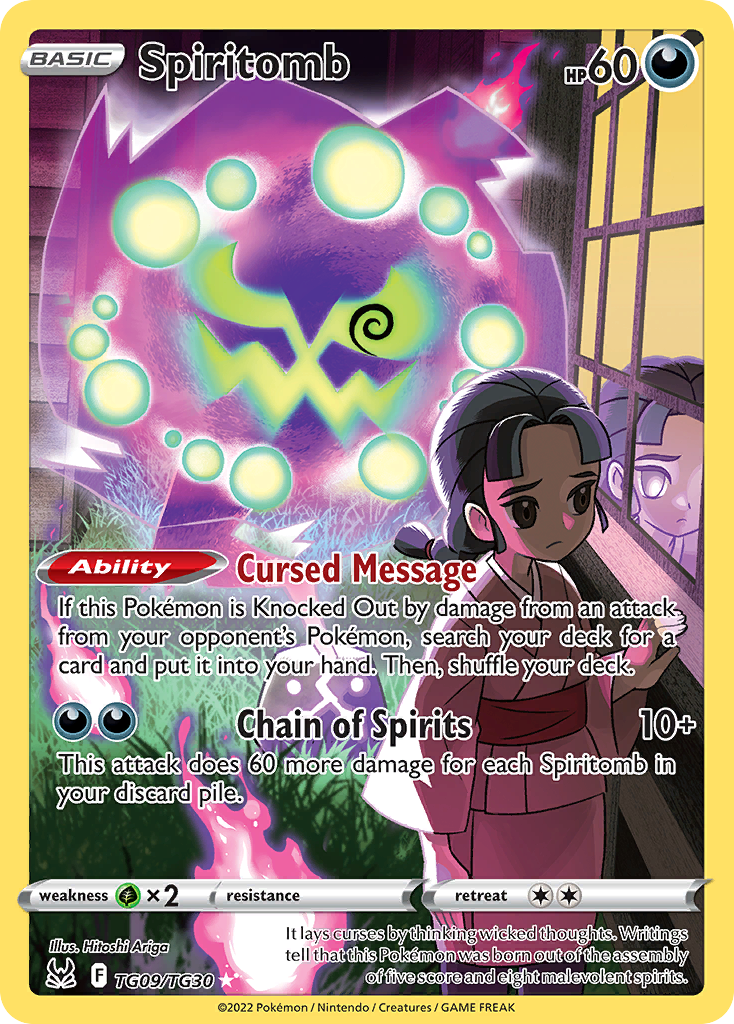 Spiritomb TG09/TG30 — Lost Origin — Ultra Rare (Full Art)
