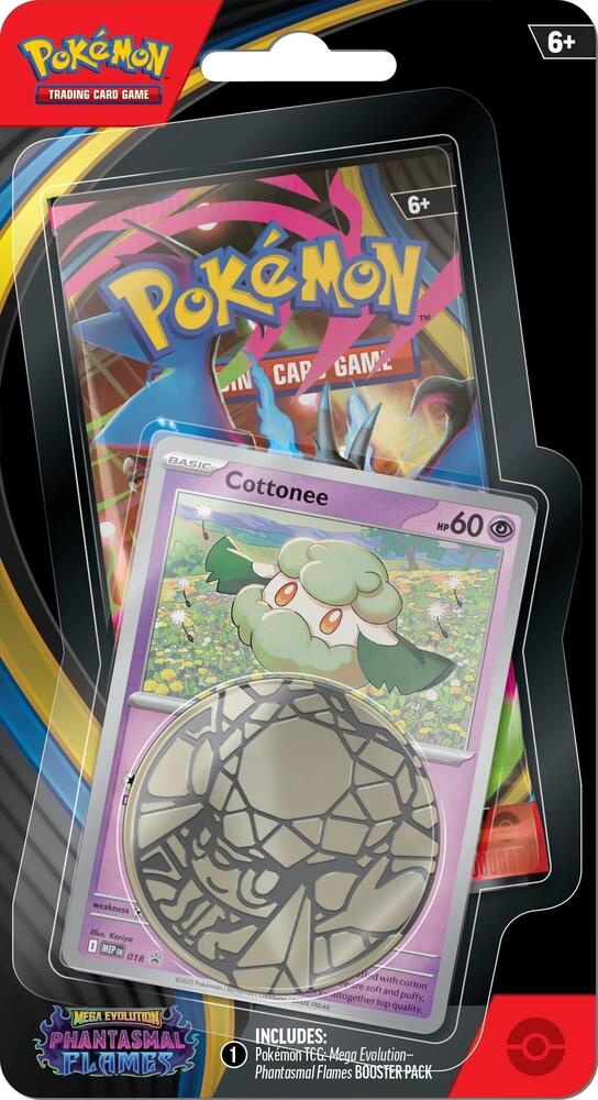 Phantasmal Flames Cottonee coin booster (sealed)