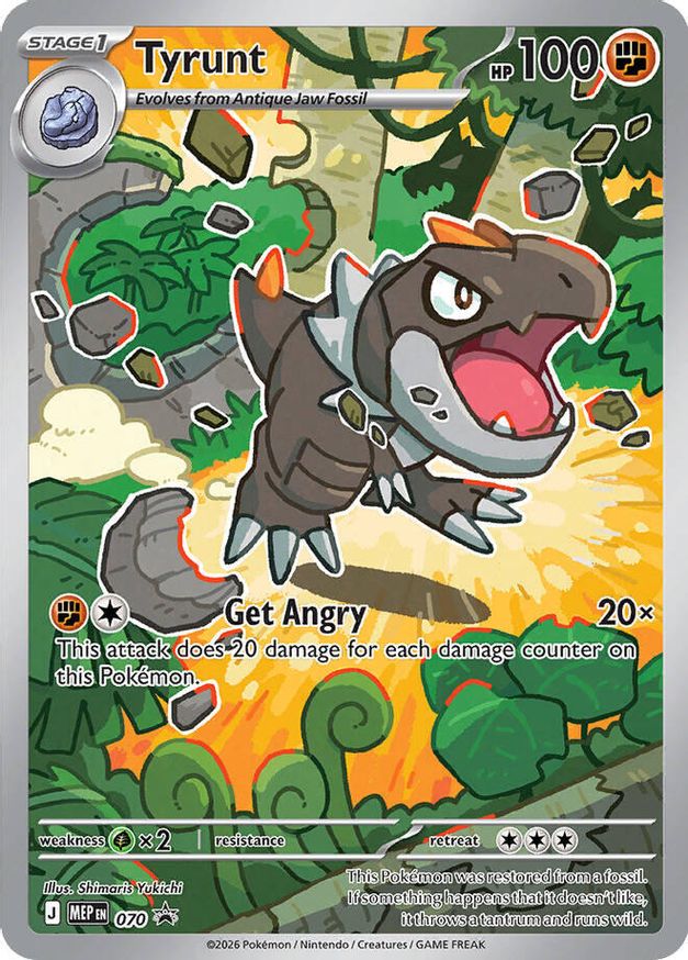 Tyrunt 070 — Mega Evolution Black Star Promo (Sealed) (sealed)
