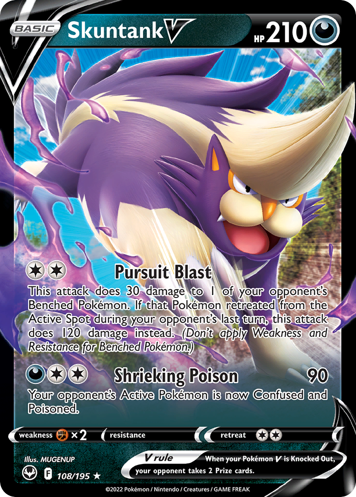 Skuntank V 108/195 — Silver Tempest — Ultra Rare