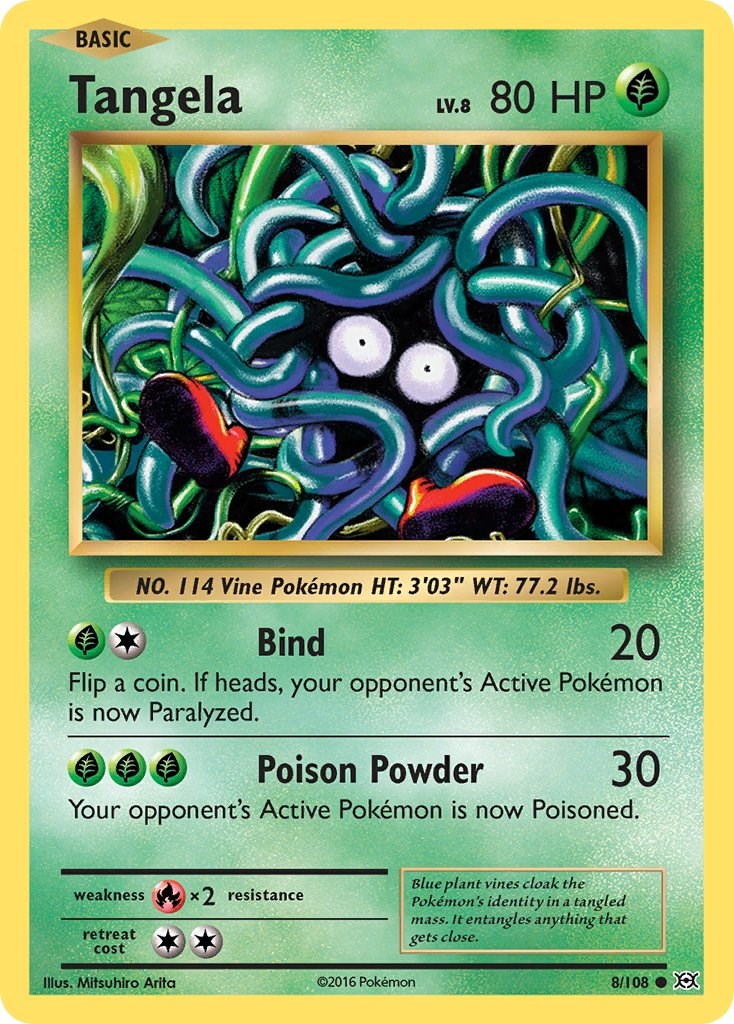 Tangela 8/108 — Xy Evolutions — Common