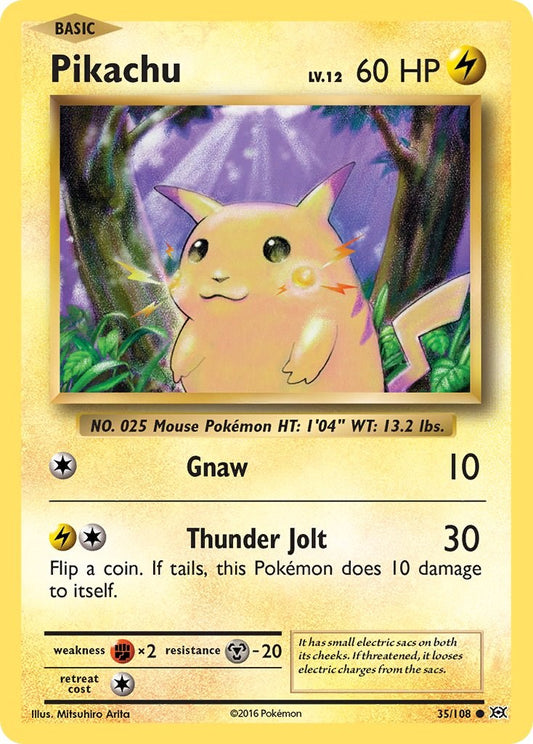 Pikachu 35/108 — Xy Evolutions — Common