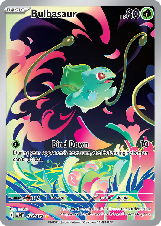 Bulbasaur 133/132 — Mega Evolution — Illustration Rare