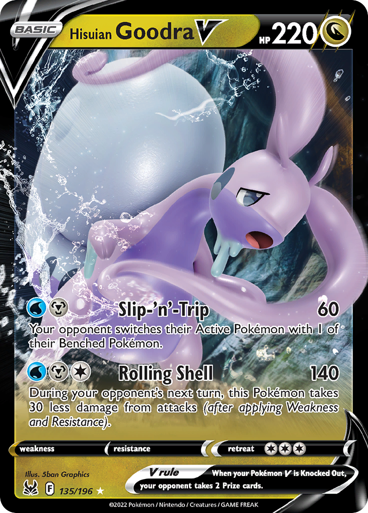 Hisuian Goodra V 135 — Lost Origin — Ultra Rare