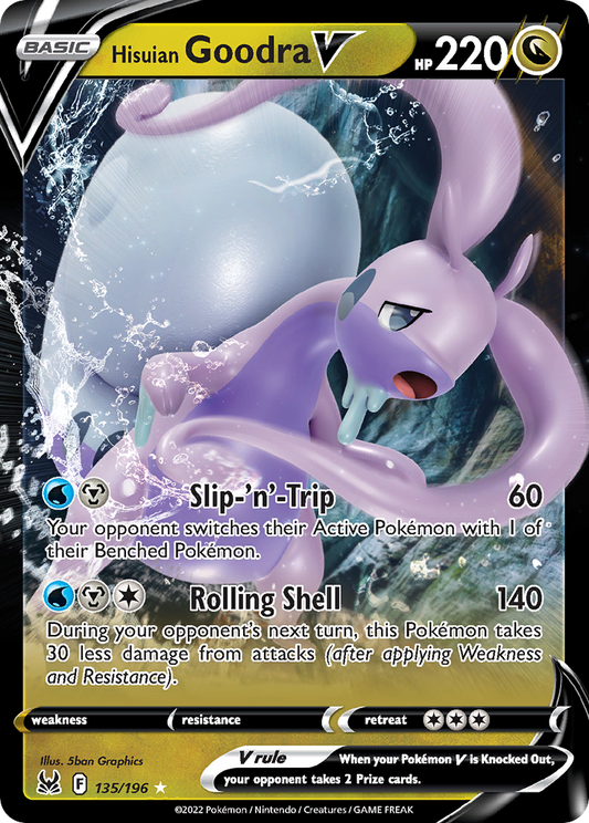 Hisuian Goodra V 135 — Lost Origin — Ultra Rare