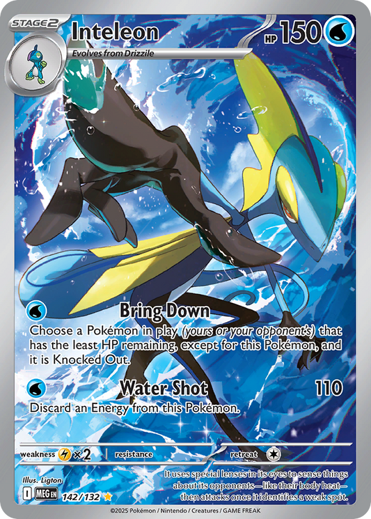 Inteleon 142/132 — Mega Evolution — Illustration Rare