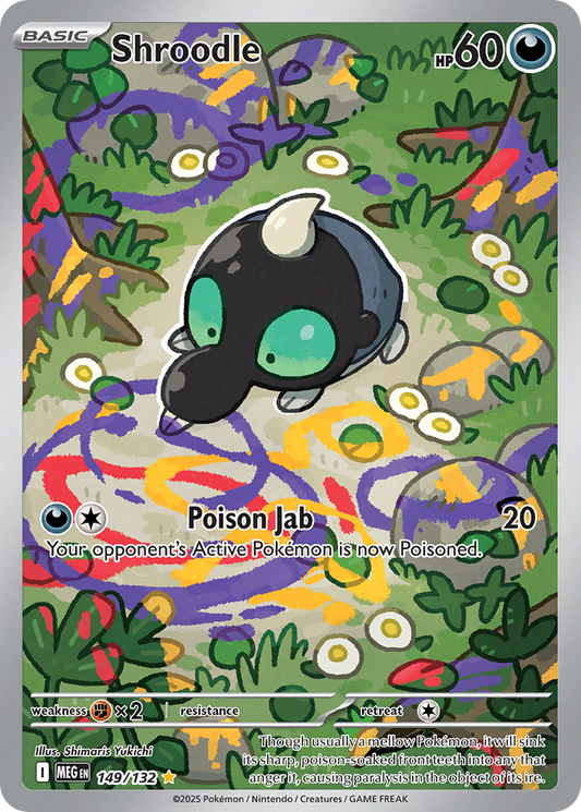 Shroodle 149/132 — Mega Evolution — Illustration Rare