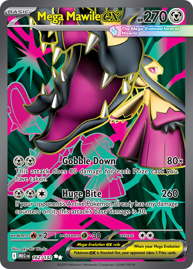Mega Mawile ex 162/132 — Mega Evolution — Ultra Rare (Full Art)
