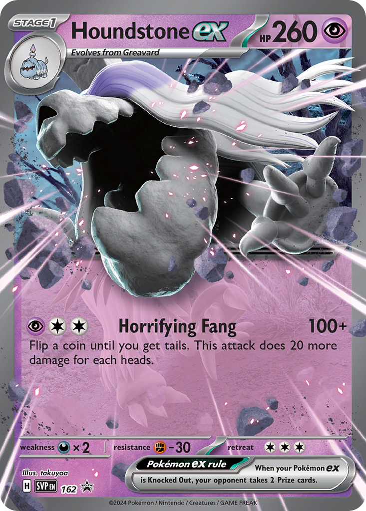 Houndstone ex 162 — Scarlet & Violet Promo — Promo