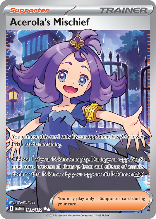Acerola's Mischief 165 — Mega Evolution — Ultra Rare (Full Art)