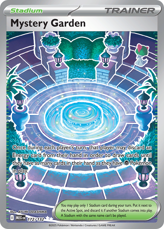 Mystery Garden 172/132 — Mega Evolution — Illustration Rare