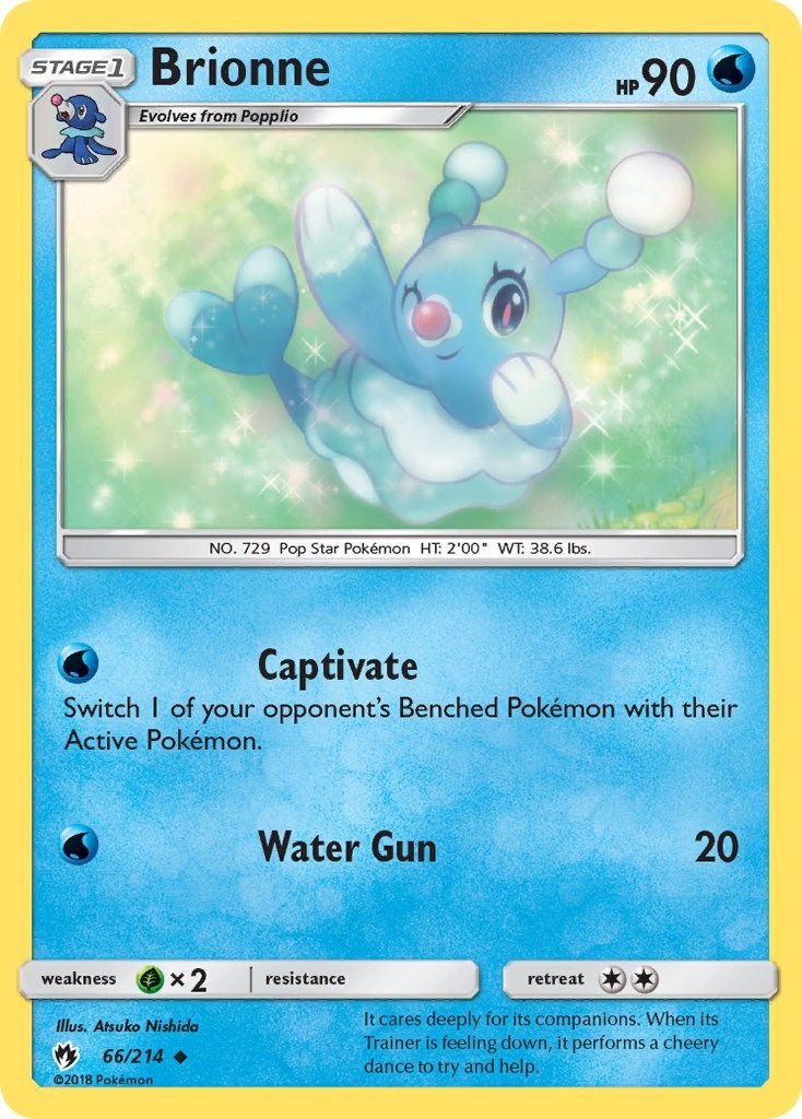 Brionne [Reverse Holo] 066/214 — Lost Thunder — Reverse Holo — Lightly Played