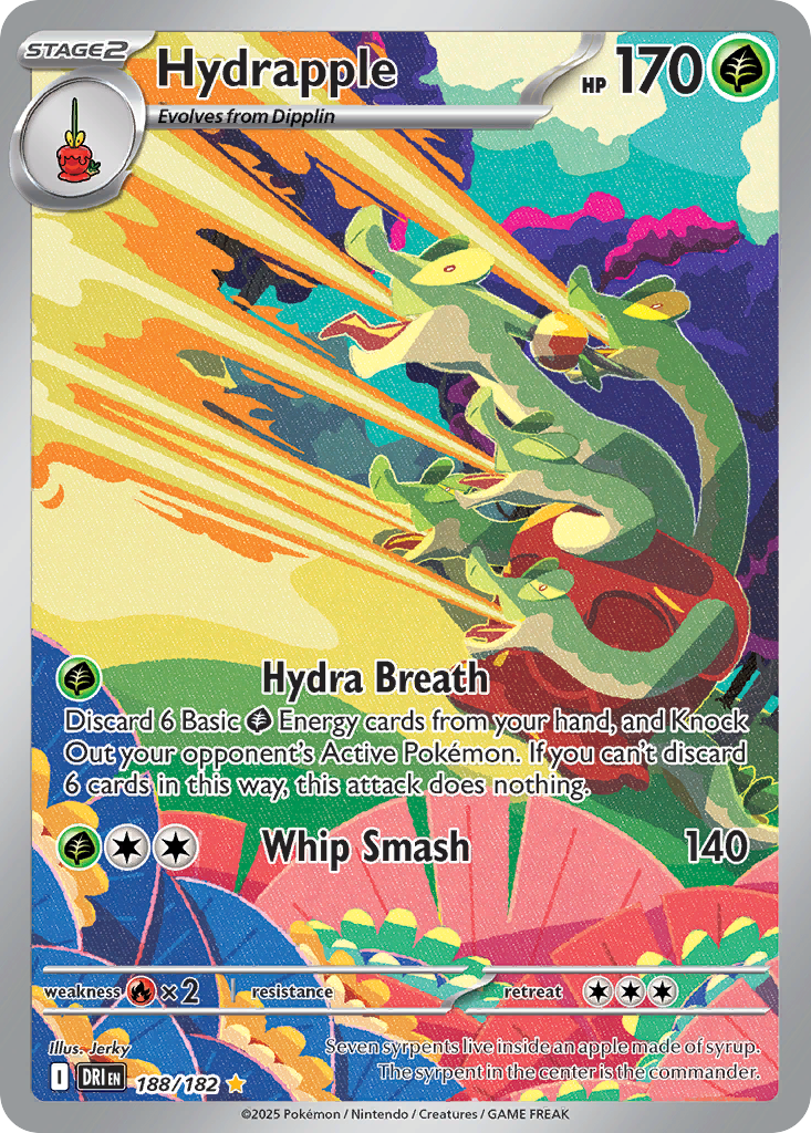 Hydrapple 188/182 — Destined Rivals — Illustration Rare