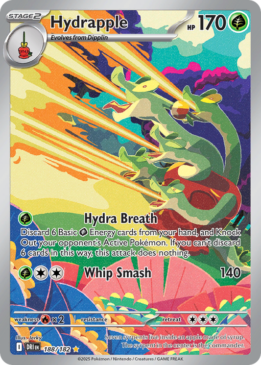 Hydrapple 188/182 — Destined Rivals — Illustration Rare