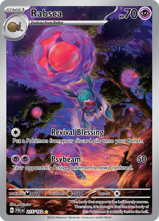 Rabsca 215/193 — Paldea Evolved — Illustration Rare