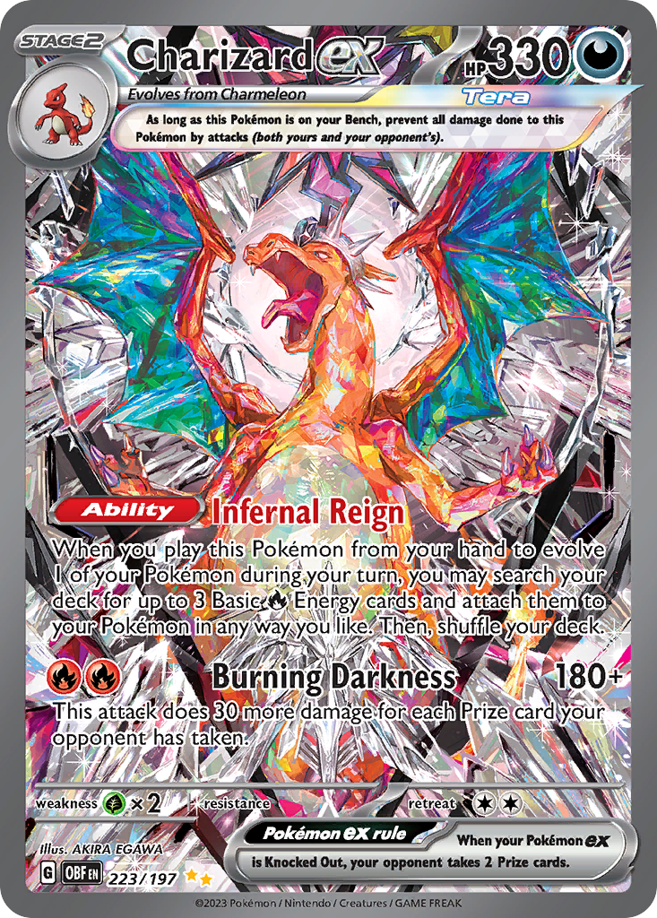 Charizard ex 223/197 — Obsidian Flames — Special Illustration Rare