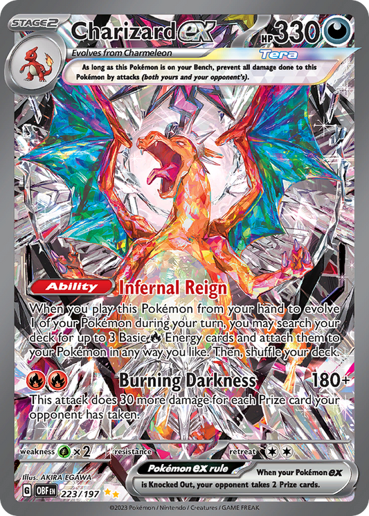 Charizard ex 223/197 — Obsidian Flames — Special Illustration Rare