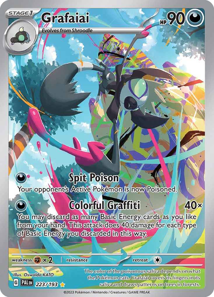 Grafaiai 223/193 — Paldea Evolved — Illustration Rare