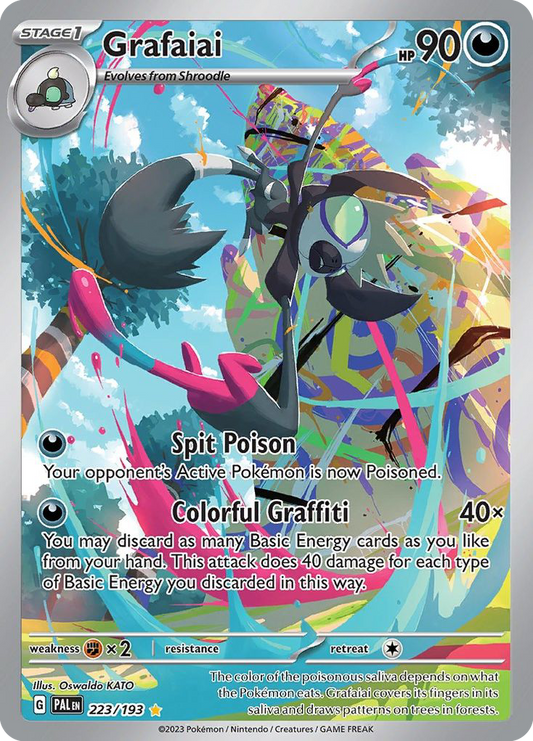 Grafaiai 223/193 — Paldea Evolved — Illustration Rare