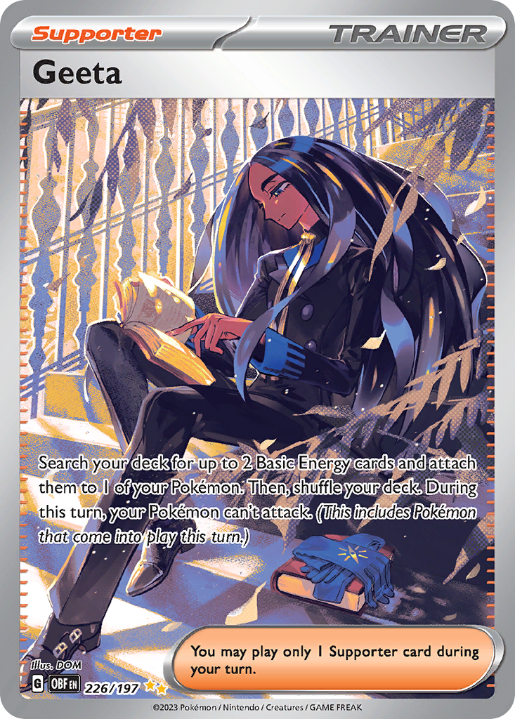 Geeta 226/197 — Obsidian Flames — Special Illustration Rare