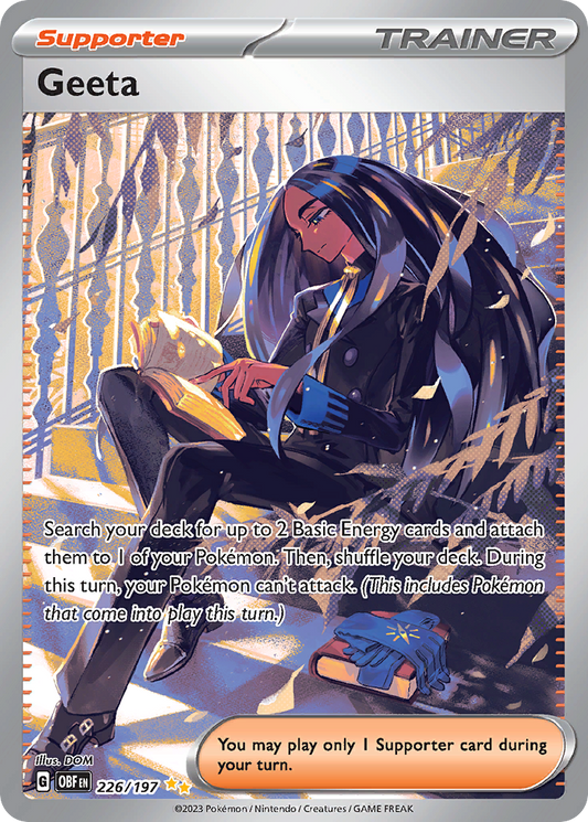 Geeta 226/197 — Obsidian Flames — Special Illustration Rare