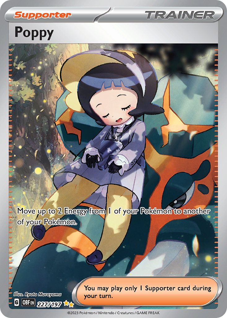 Poppy 227/197 — Obsidian Flames — Special Illustration Rare