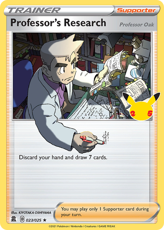 Professor's Research 23 — Celebrations — Trainer