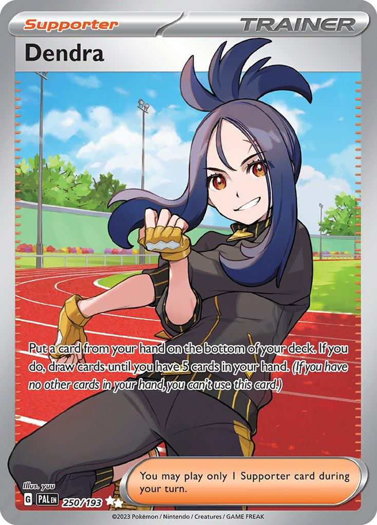Dendra 250/193 — Paldea Evolved — Ultra Rare (Full Art)