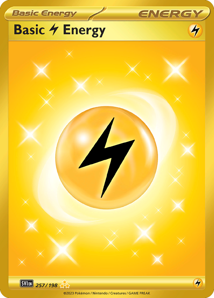 Lightning Energy 257 — Scarlet Violet Base — Special Energy