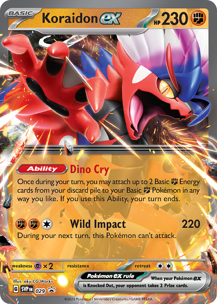 Koraidon ex 029 — Scarlet & Violet Promo — Promo