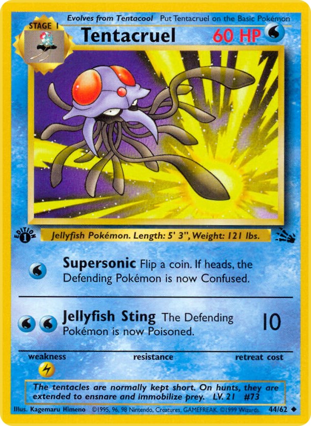 Tentacruel 44 — Fossil — Common