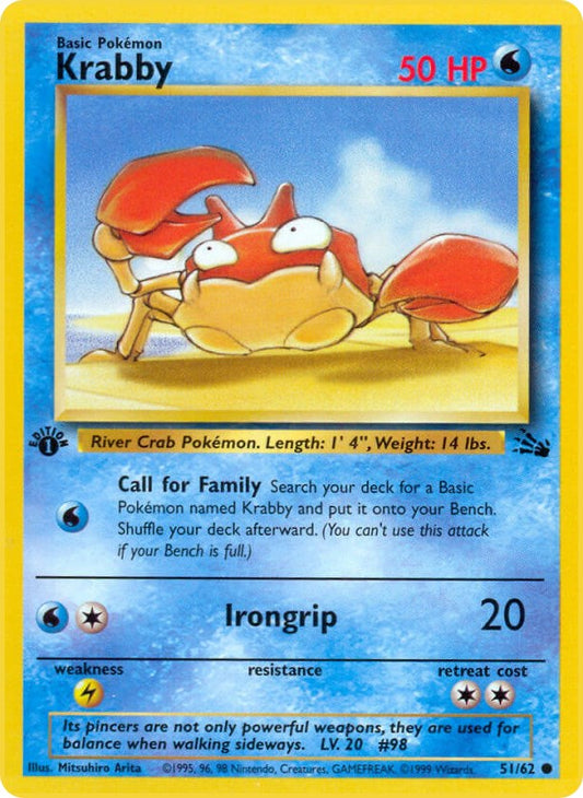 Krabby 51 — Fossil — Common