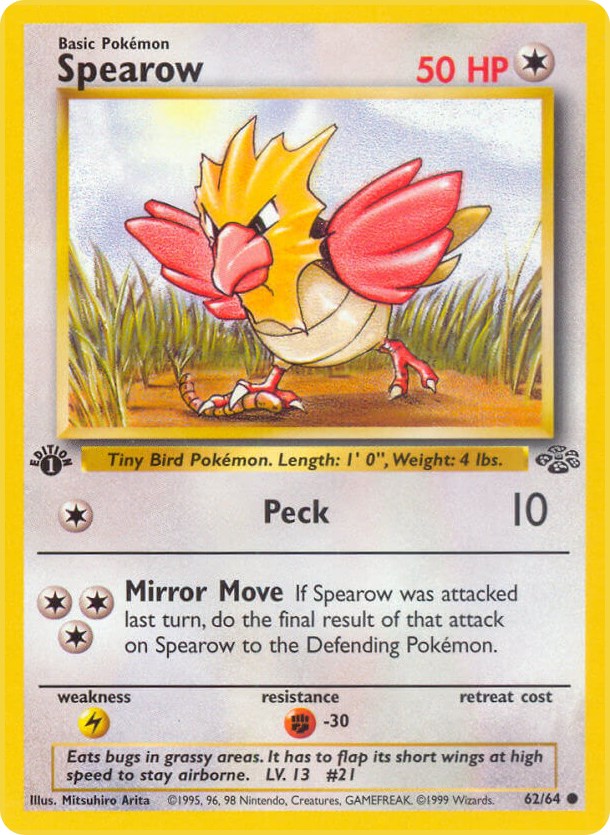 Spearow 62 — Jungle — Common