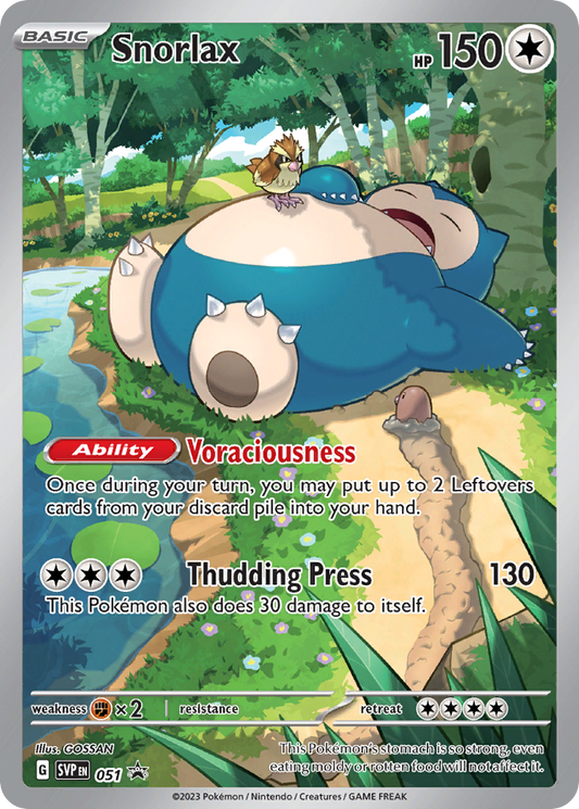 Snorlax 051 — Scarlet & Violet Promo — Promo