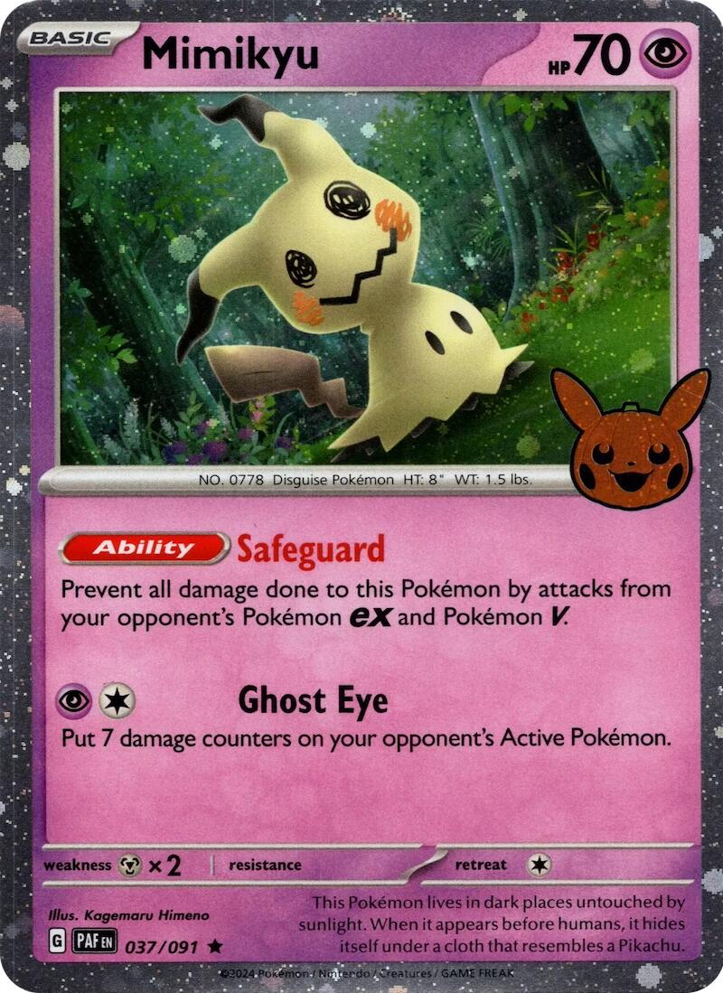 Mimikyu 37 — Trick Or Trade 2024 — Promo