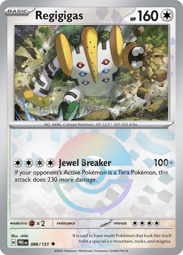 Regigigas 86 — Prismatic Evolutions — Poke