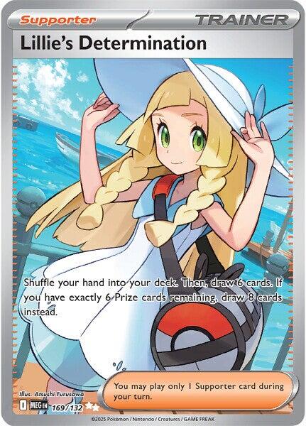 Lillie's Determination 169 — Mega Evolution — Holo