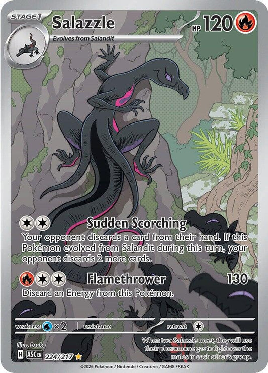 Salazzle 224/217 — Ascended Heroes — Illustration Rare