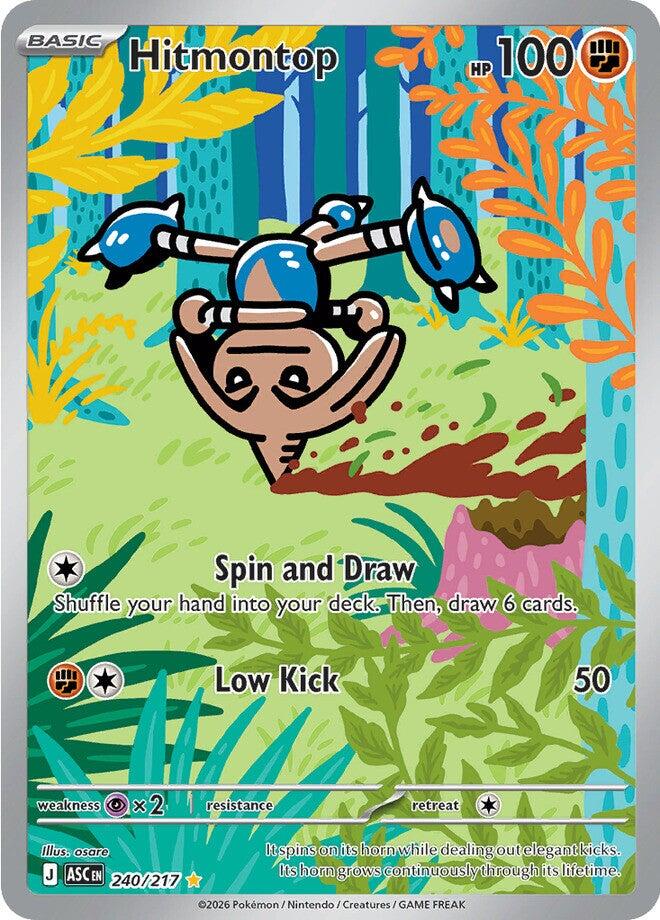 Hitmontop 240/217 — Ascended Heroes — Illustration Rare