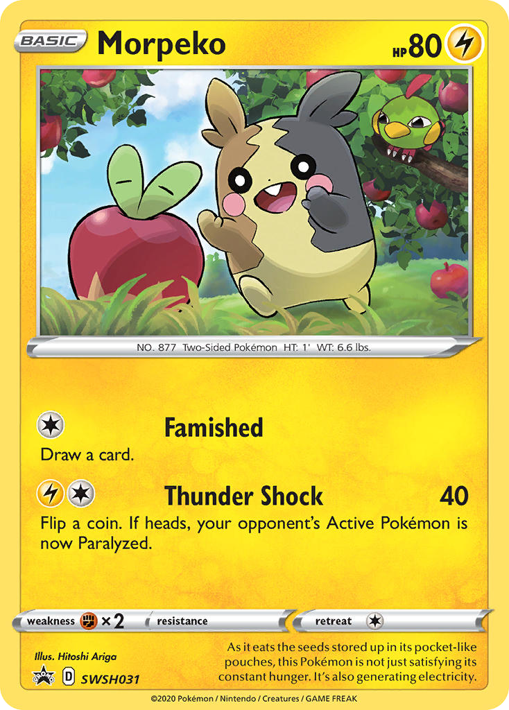 Morpeko SWSH031 — Sword & Shield Promo — Promo