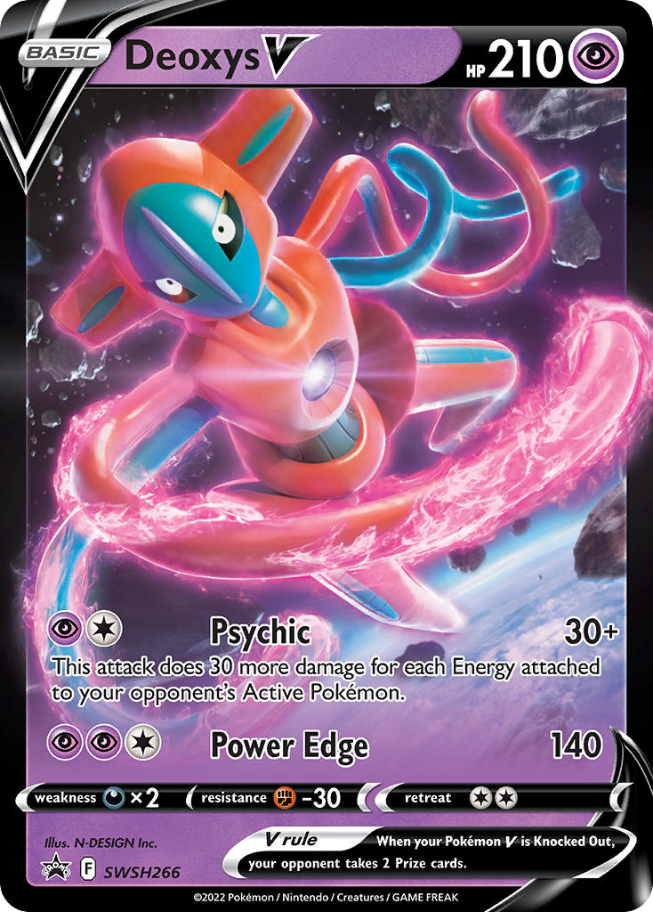 Deoxys V SWSH266 — Sword & Shield Promo — Promo
