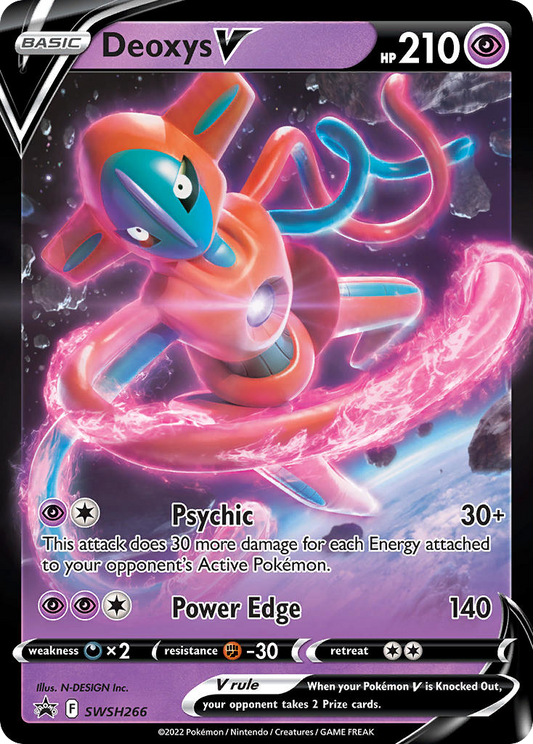 Deoxys V SWSH266 — Sword & Shield Promo — Promo