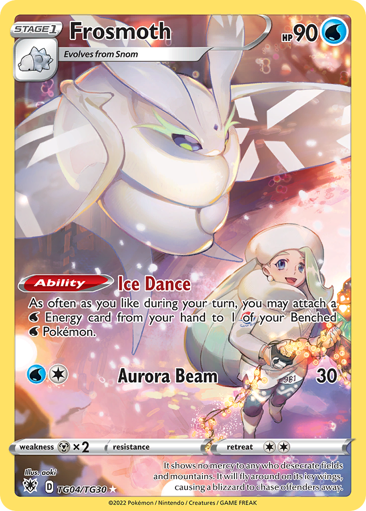 Frosmoth TG04 — Astral Radiance — Trainer Gallery Holo