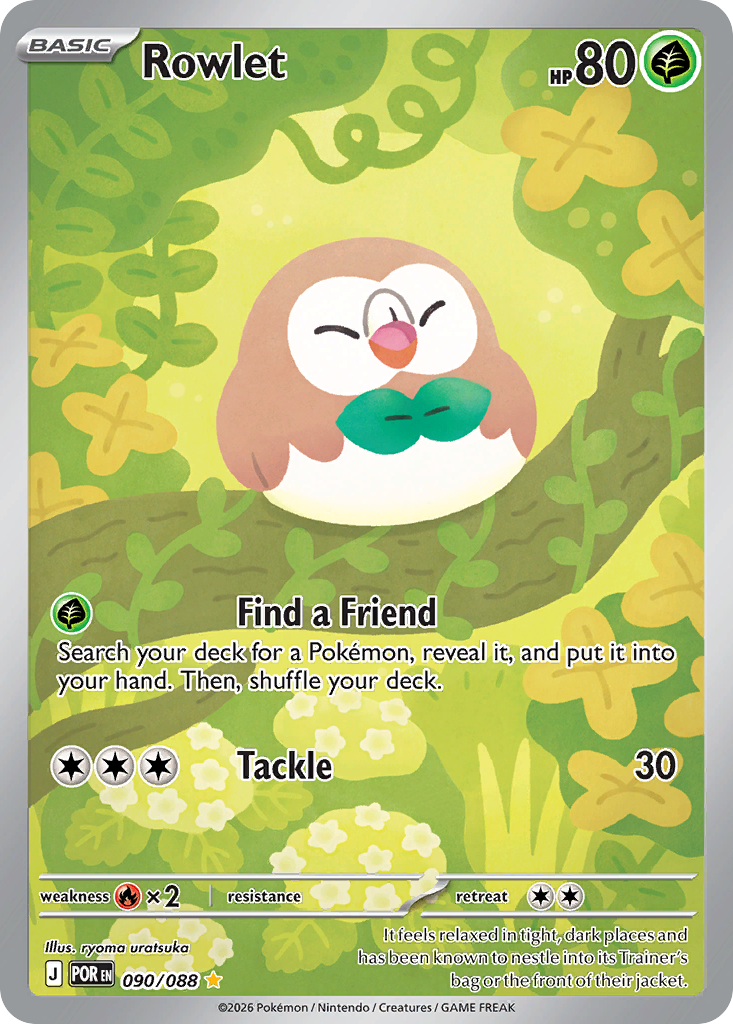 Rowlet 090/088 — Perfect Order — Holo