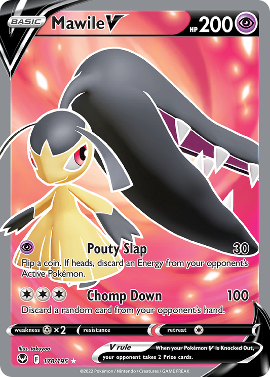 Mawile V 178 — Silver Tempest — Holo