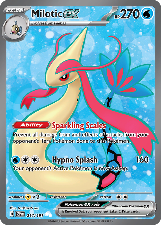 Milotic ex 217 — Surging Sparks